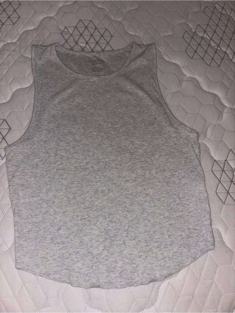 American Eagle Outfitters Light Heather Gray Women's Tank Top